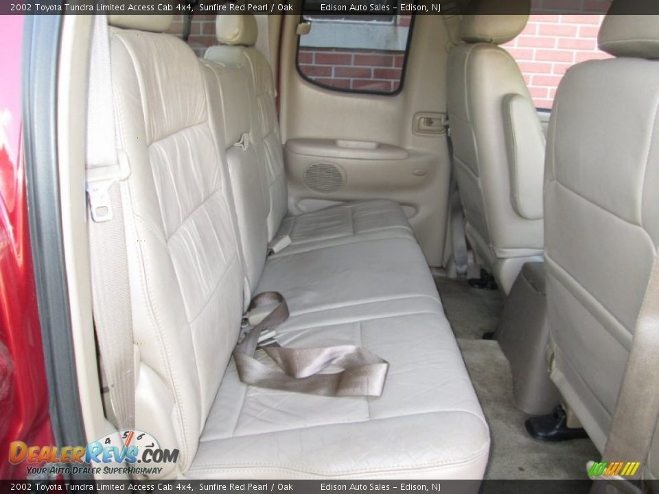 Rear Seat of 2002 Toyota Tundra Limited Access Cab 4x4 Photo #20