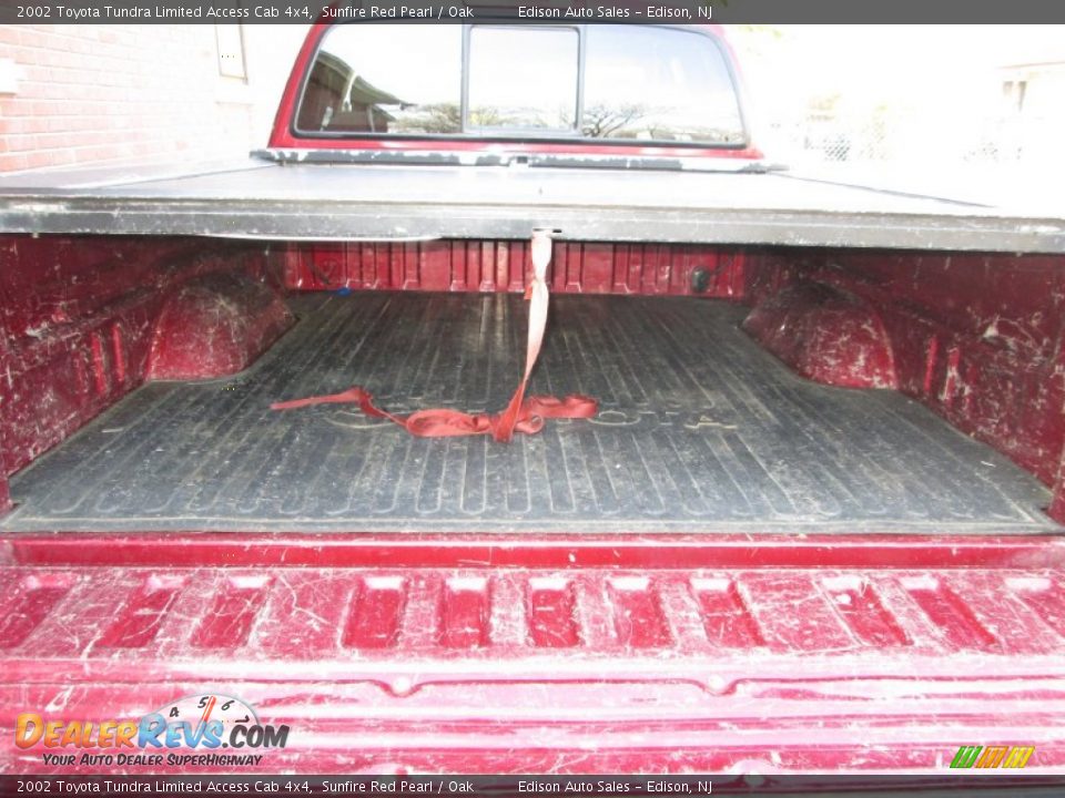 2002 Toyota Tundra Limited Access Cab 4x4 Sunfire Red Pearl / Oak Photo #25