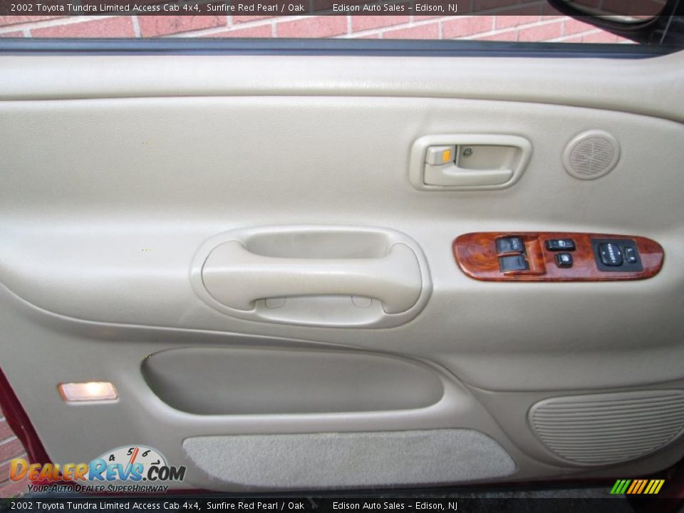 2002 Toyota Tundra Limited Access Cab 4x4 Sunfire Red Pearl / Oak Photo #26