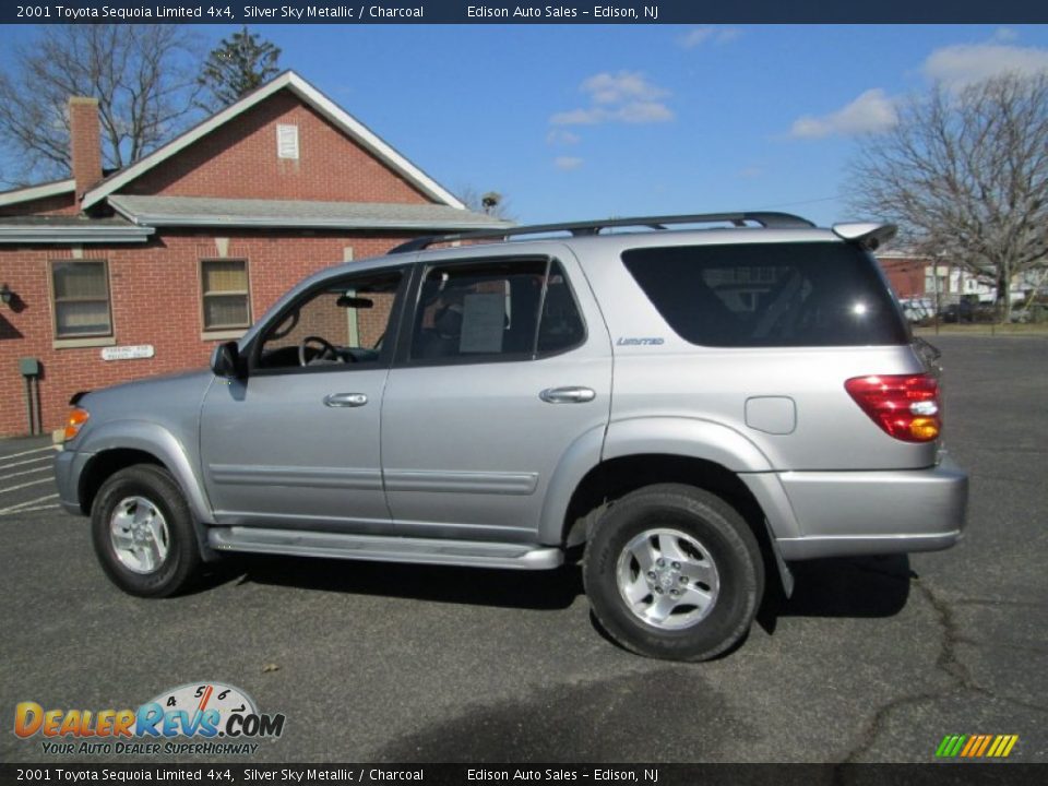 2001 Toyota Sequoia Limited 4x4 Silver Sky Metallic / Charcoal Photo #4