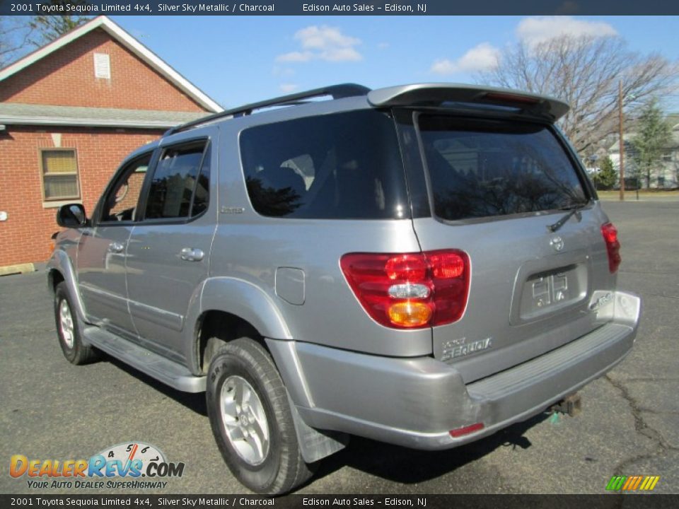 2001 Toyota Sequoia Limited 4x4 Silver Sky Metallic / Charcoal Photo #5
