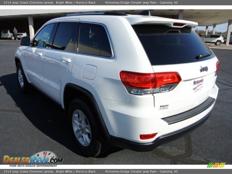 2014 Jeep Grand Cherokee Laredo Bright White / Morocco Black Photo #4