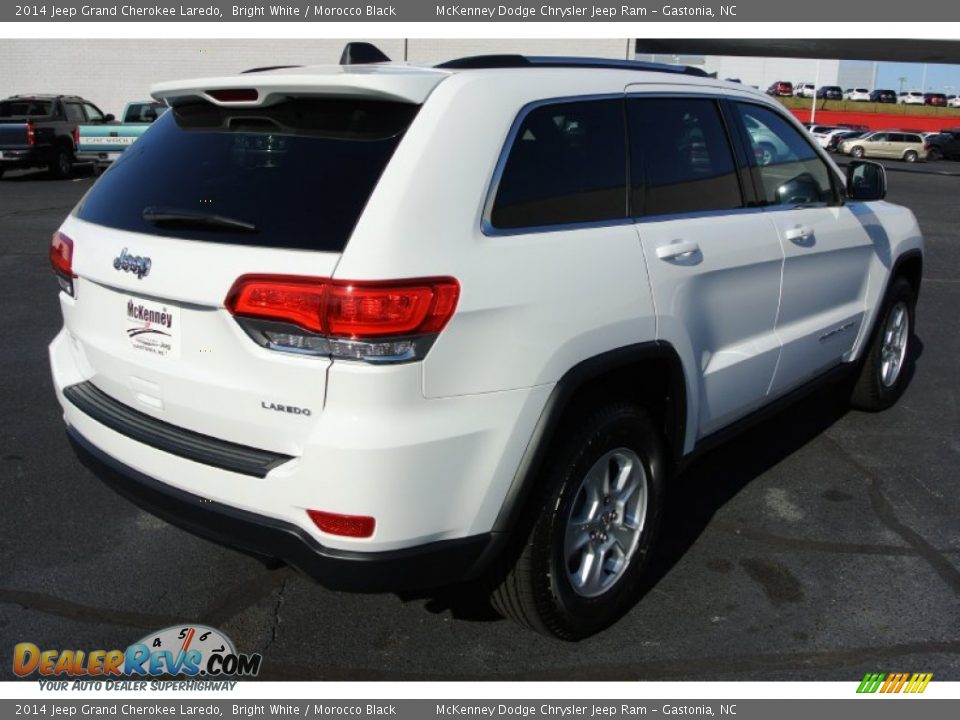 2014 Jeep Grand Cherokee Laredo Bright White / Morocco Black Photo #5