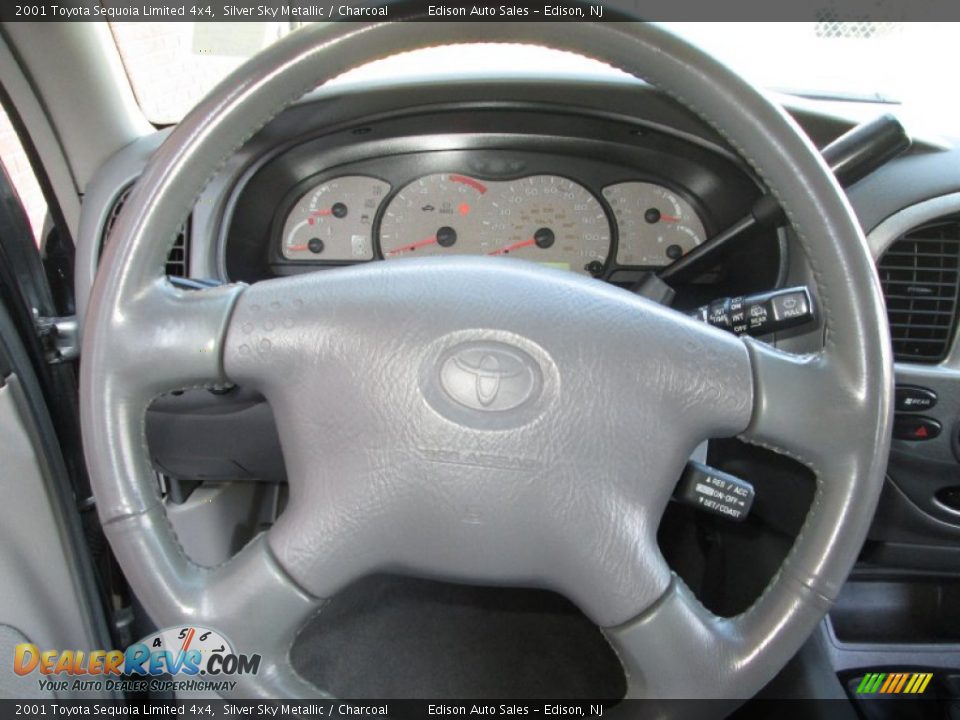 2001 Toyota Sequoia Limited 4x4 Silver Sky Metallic / Charcoal Photo #26