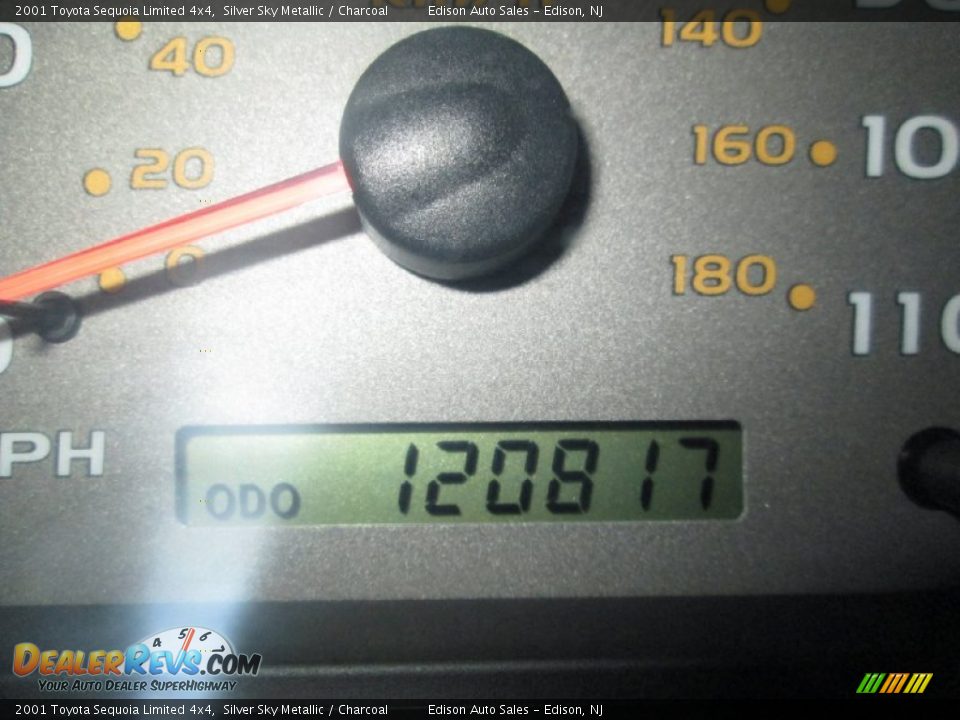 2001 Toyota Sequoia Limited 4x4 Silver Sky Metallic / Charcoal Photo #27