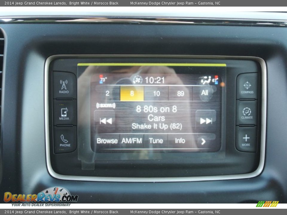 2014 Jeep Grand Cherokee Laredo Bright White / Morocco Black Photo #12