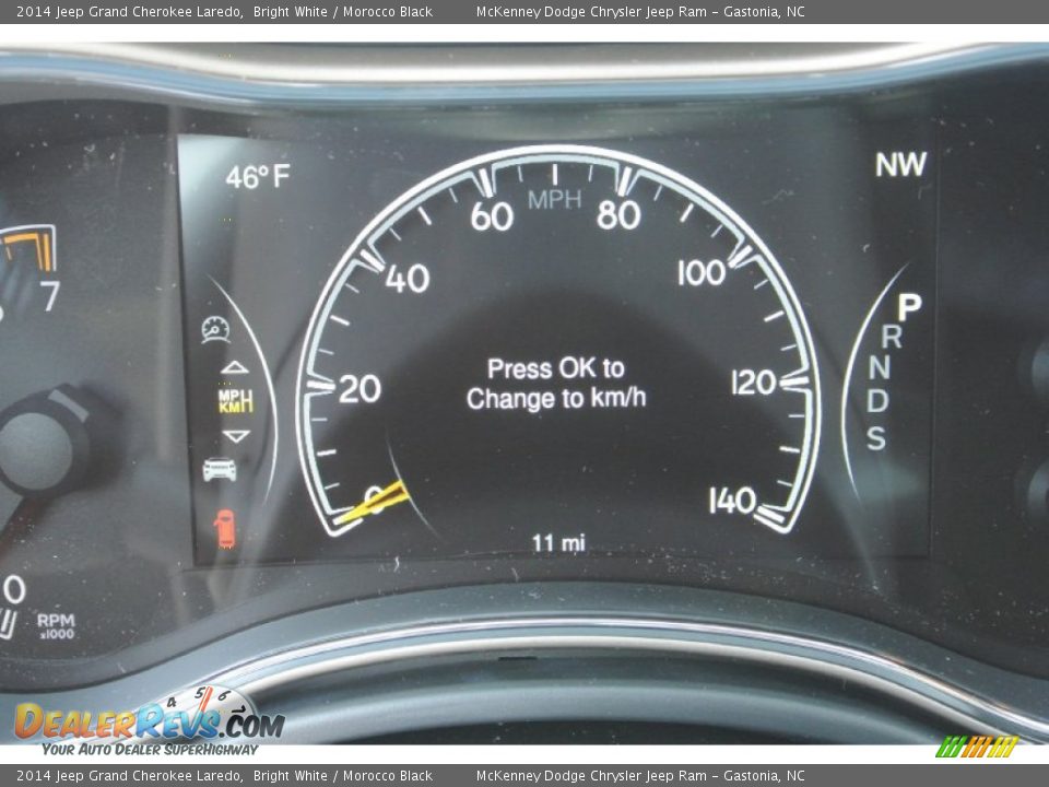 2014 Jeep Grand Cherokee Laredo Bright White / Morocco Black Photo #15