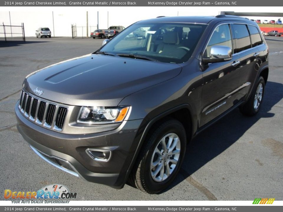 2014 Jeep Grand Cherokee Limited Granite Crystal Metallic / Morocco Black Photo #2