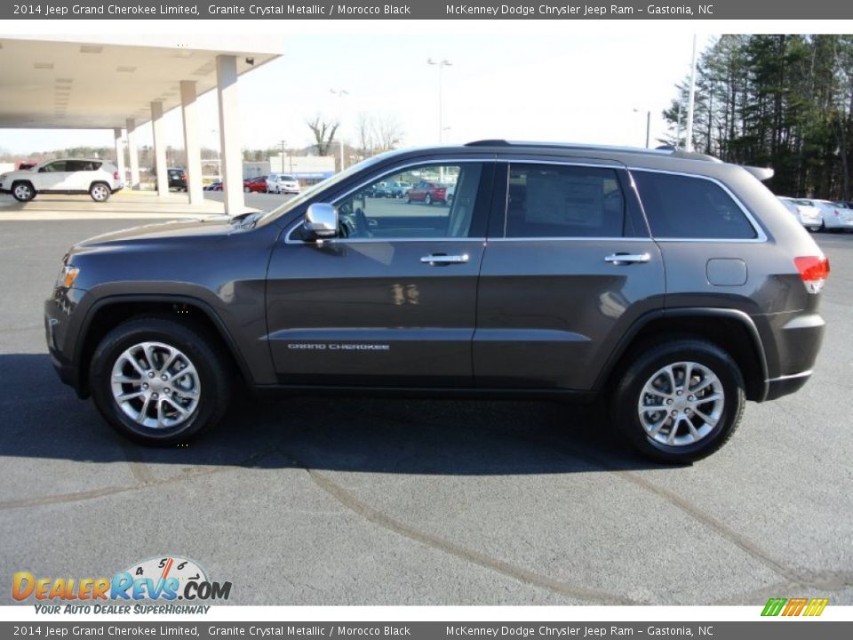 2014 Jeep Grand Cherokee Limited Granite Crystal Metallic / Morocco Black Photo #3