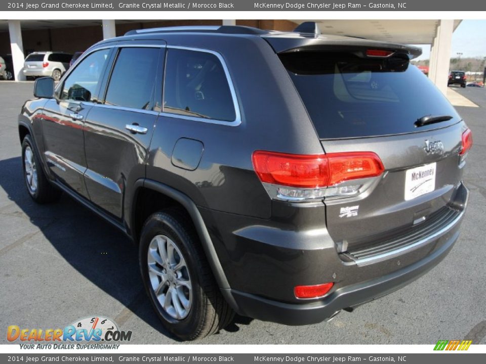 2014 Jeep Grand Cherokee Limited Granite Crystal Metallic / Morocco Black Photo #4