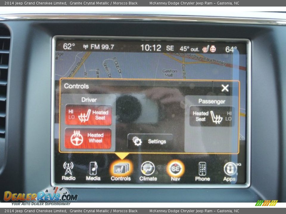 Controls of 2014 Jeep Grand Cherokee Limited Photo #15