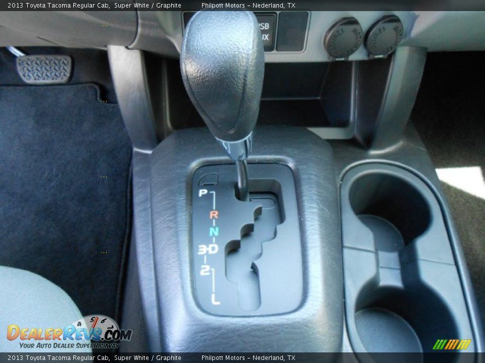 2013 Toyota Tacoma Regular Cab Super White / Graphite Photo #24