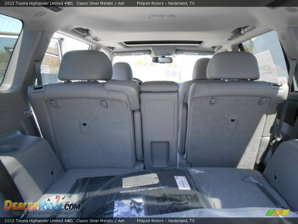 2013 Toyota Highlander Limited 4WD Classic Silver Metallic / Ash Photo #19