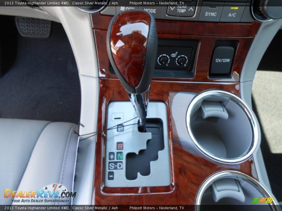 2013 Toyota Highlander Limited 4WD Classic Silver Metallic / Ash Photo #34