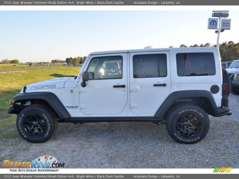 Bright White 2013 Jeep Wrangler Unlimited Moab Edition 4x4 Photo #2