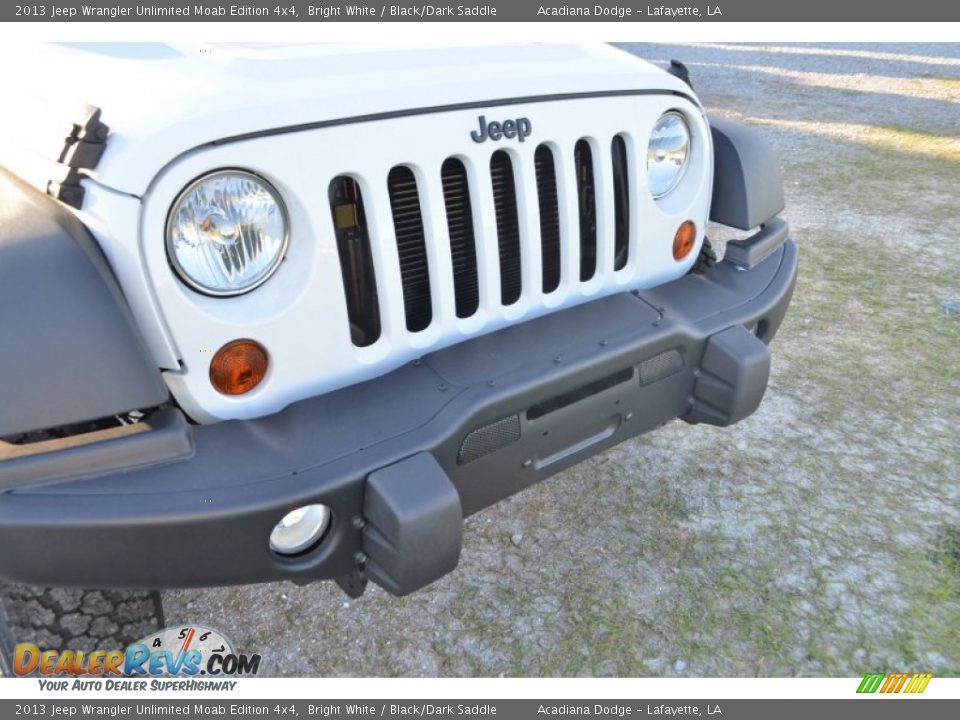 2013 Jeep Wrangler Unlimited Moab Edition 4x4 Bright White / Black/Dark Saddle Photo #6