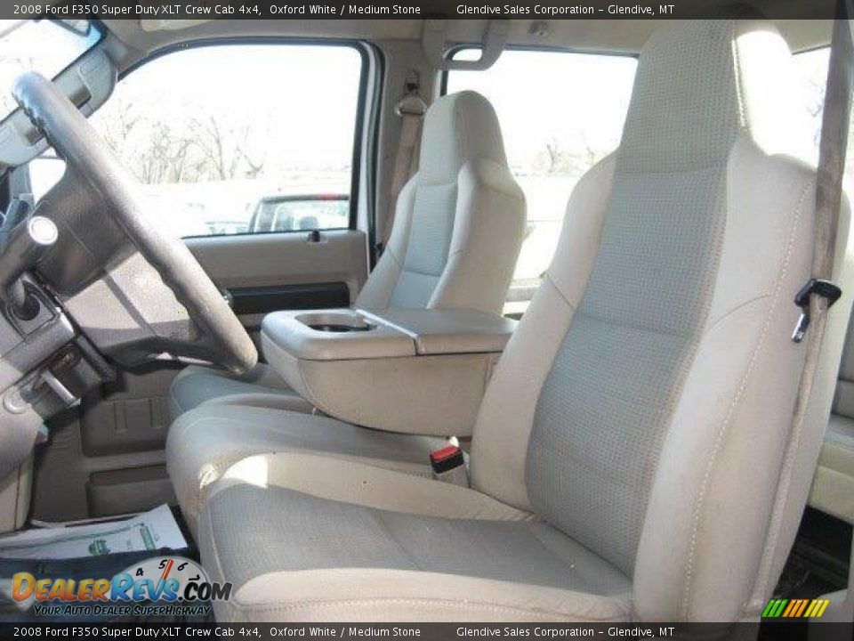 Front Seat of 2008 Ford F350 Super Duty XLT Crew Cab 4x4 Photo #8