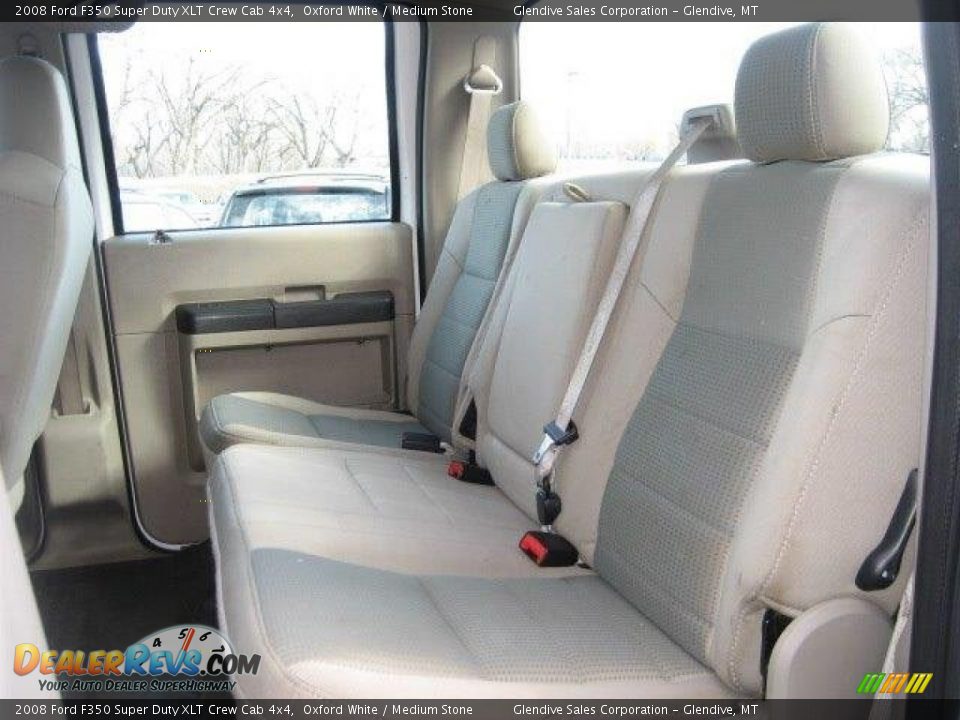 Rear Seat of 2008 Ford F350 Super Duty XLT Crew Cab 4x4 Photo #9