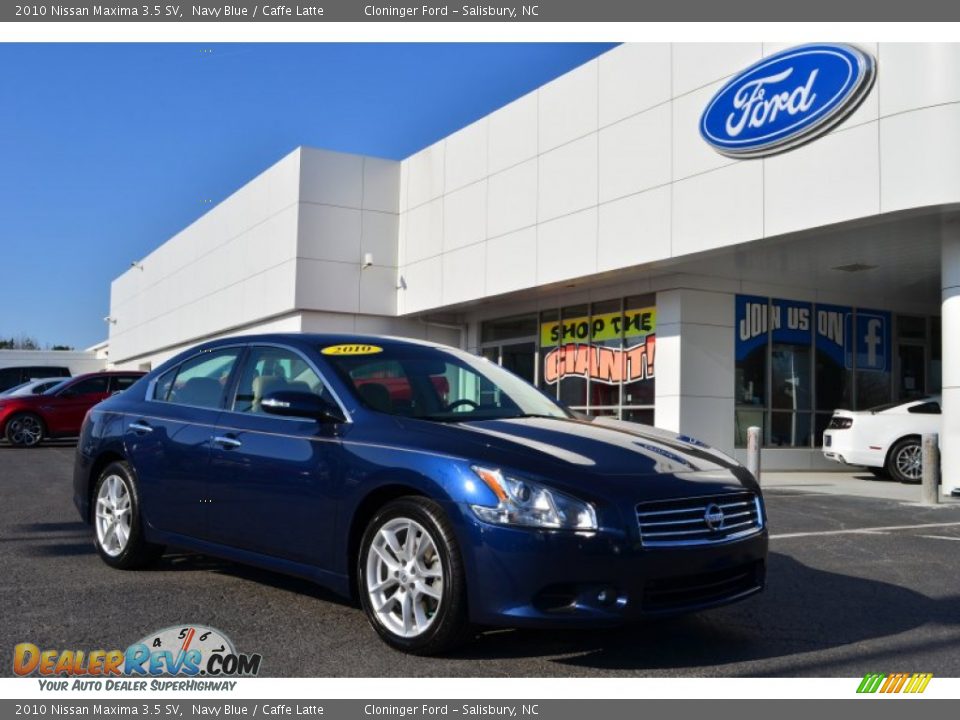 Front 3/4 View of 2010 Nissan Maxima 3.5 SV Photo #1