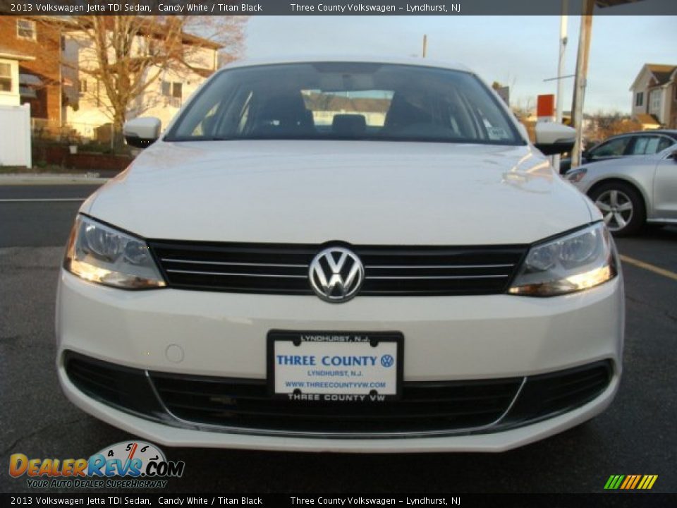 2013 Volkswagen Jetta TDI Sedan Candy White / Titan Black Photo #2