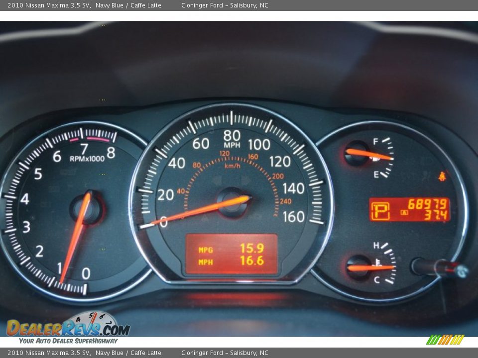 2010 Nissan Maxima 3.5 SV Gauges Photo #27