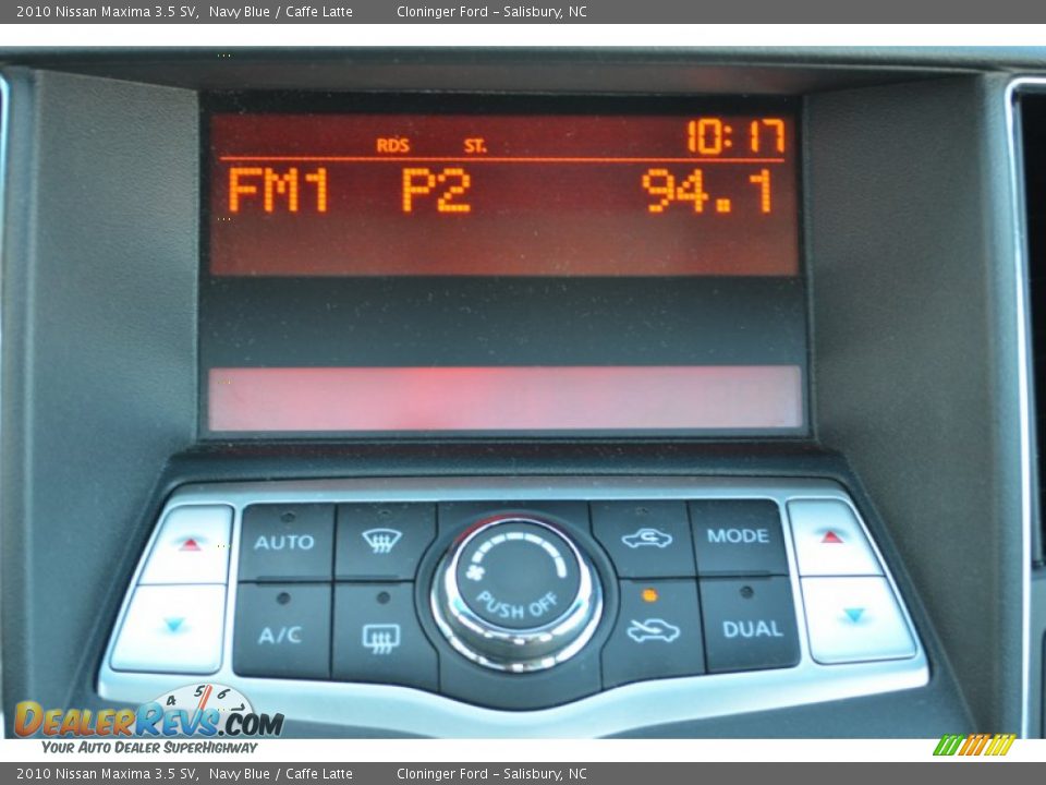 Controls of 2010 Nissan Maxima 3.5 SV Photo #29