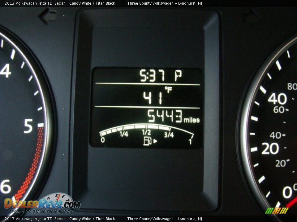 2013 Volkswagen Jetta TDI Sedan Candy White / Titan Black Photo #9