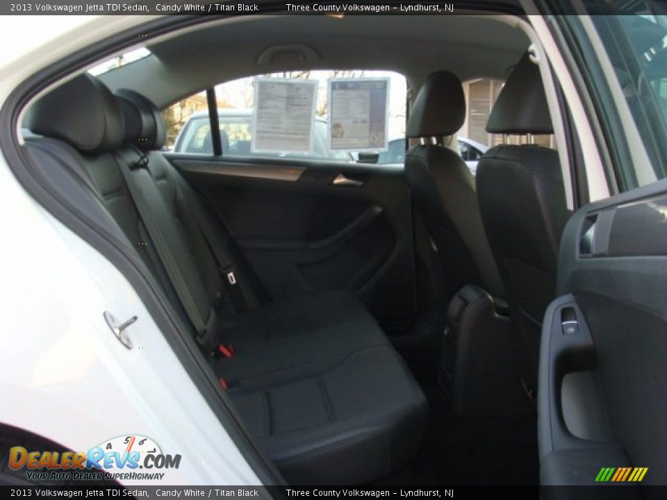 2013 Volkswagen Jetta TDI Sedan Candy White / Titan Black Photo #12