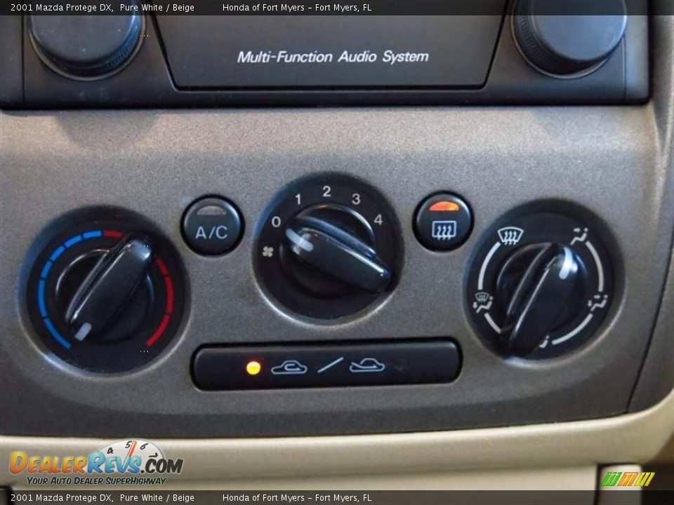 Controls of 2001 Mazda Protege DX Photo #20