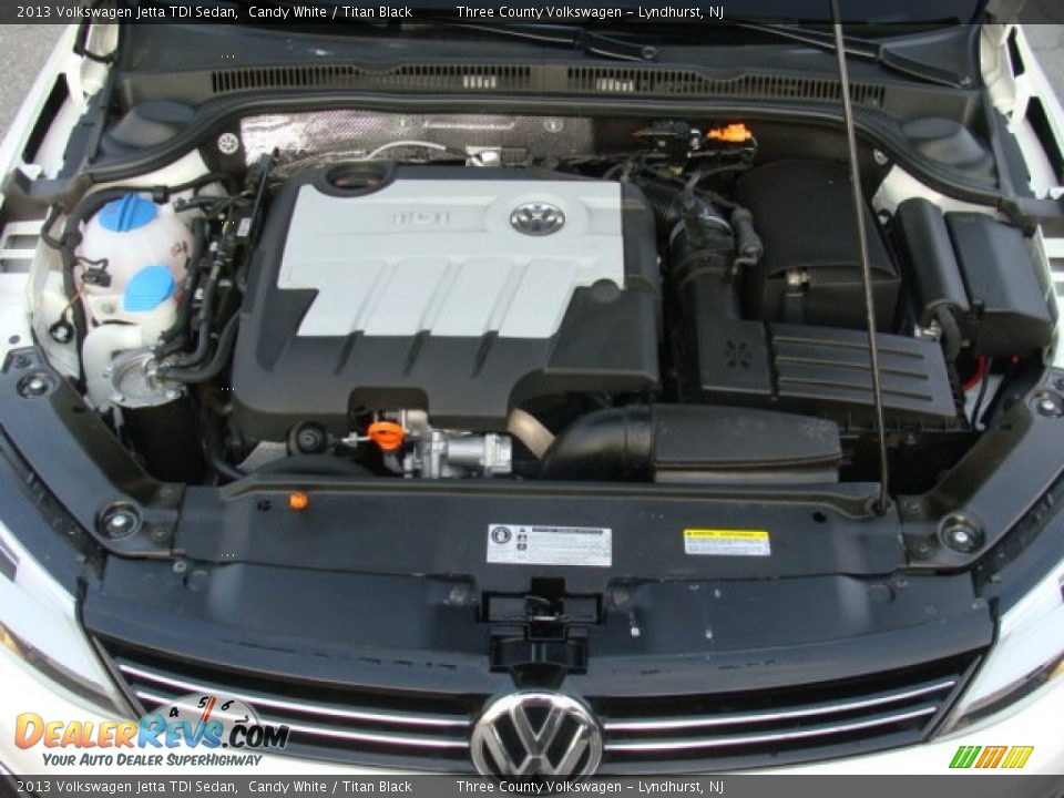 2013 Volkswagen Jetta TDI Sedan Candy White / Titan Black Photo #14