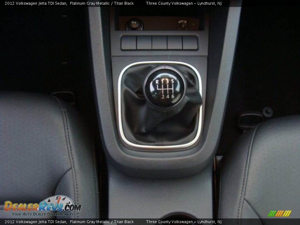 2012 Volkswagen Jetta TDI Sedan Platinum Gray Metallic / Titan Black Photo #11