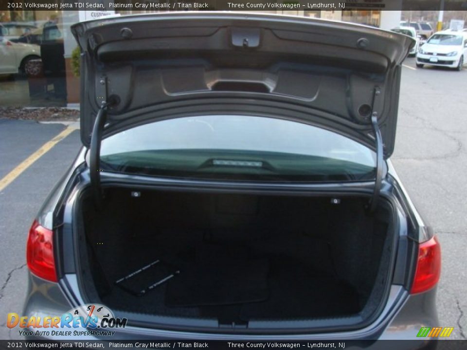 2012 Volkswagen Jetta TDI Sedan Platinum Gray Metallic / Titan Black Photo #13