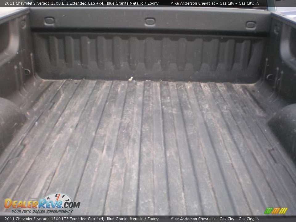 2011 Chevrolet Silverado 1500 LTZ Extended Cab 4x4 Blue Granite Metallic / Ebony Photo #2