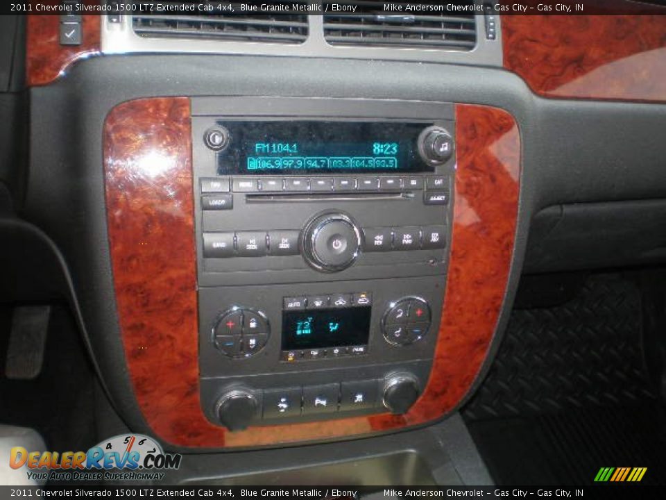 2011 Chevrolet Silverado 1500 LTZ Extended Cab 4x4 Blue Granite Metallic / Ebony Photo #11