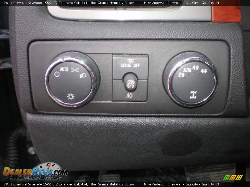 2011 Chevrolet Silverado 1500 LTZ Extended Cab 4x4 Blue Granite Metallic / Ebony Photo #20