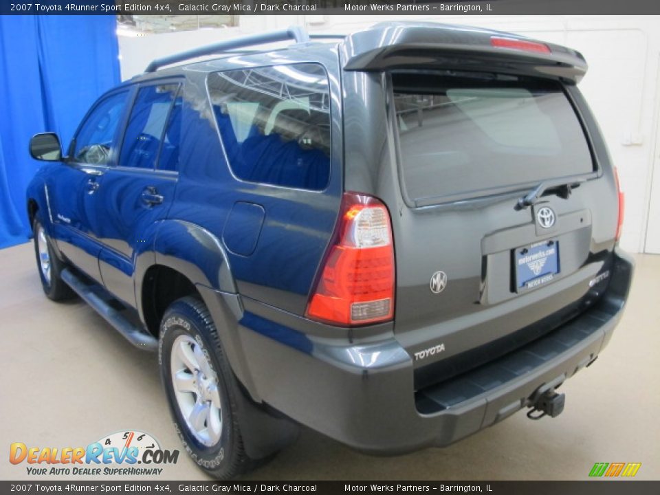 2007 Toyota 4Runner Sport Edition 4x4 Galactic Gray Mica / Dark Charcoal Photo #6