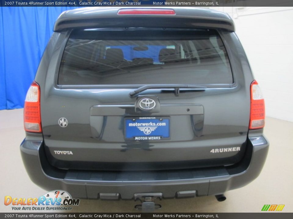 2007 Toyota 4Runner Sport Edition 4x4 Galactic Gray Mica / Dark Charcoal Photo #7