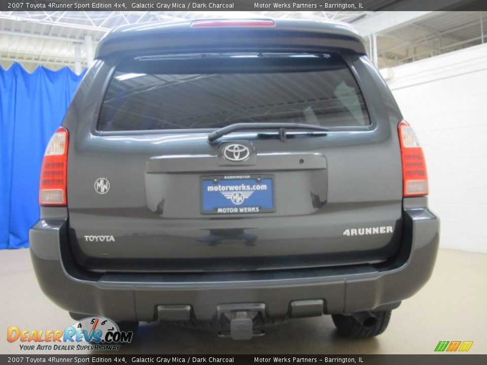 2007 Toyota 4Runner Sport Edition 4x4 Galactic Gray Mica / Dark Charcoal Photo #8