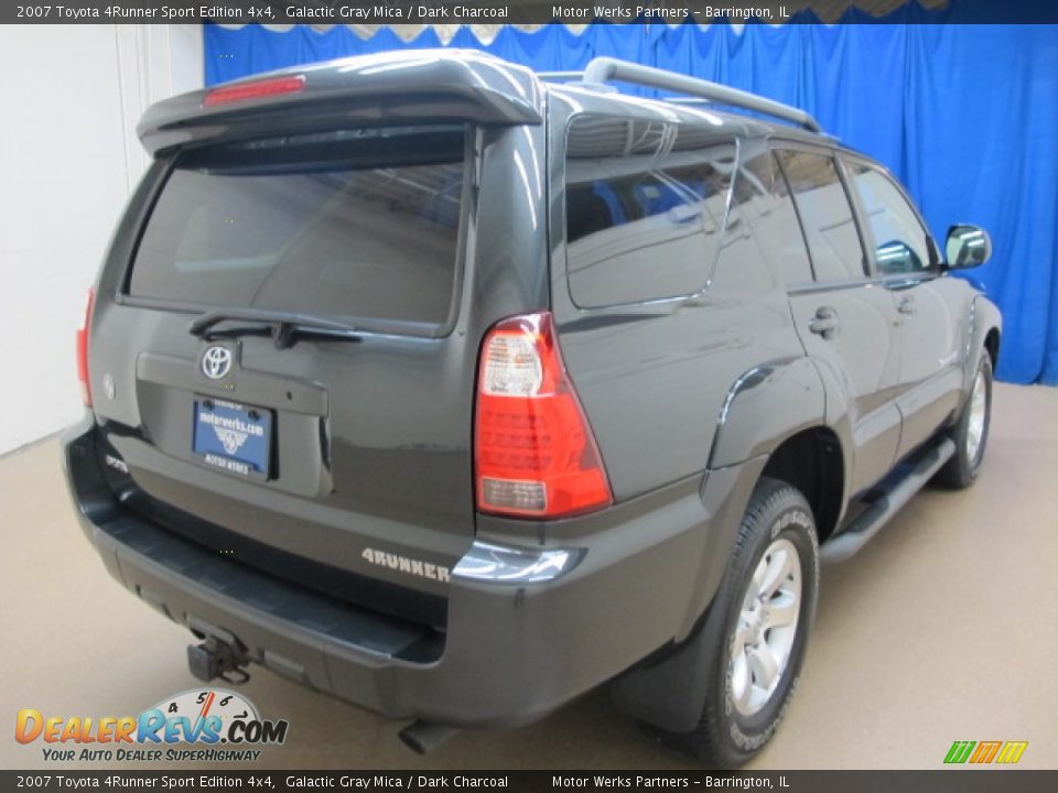 2007 Toyota 4Runner Sport Edition 4x4 Galactic Gray Mica / Dark Charcoal Photo #9