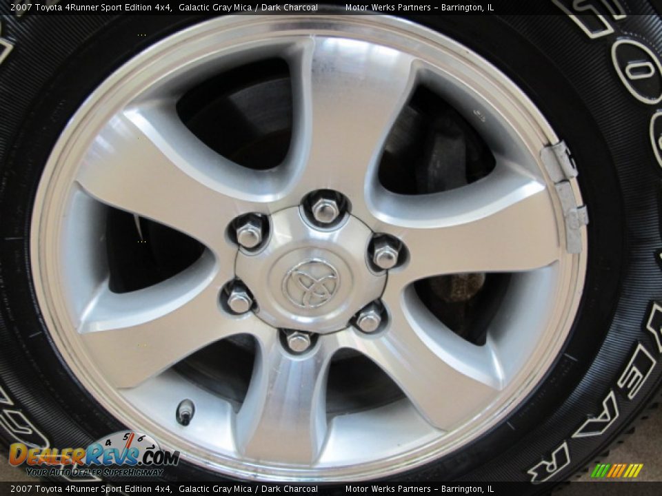 2007 Toyota 4Runner Sport Edition 4x4 Galactic Gray Mica / Dark Charcoal Photo #13