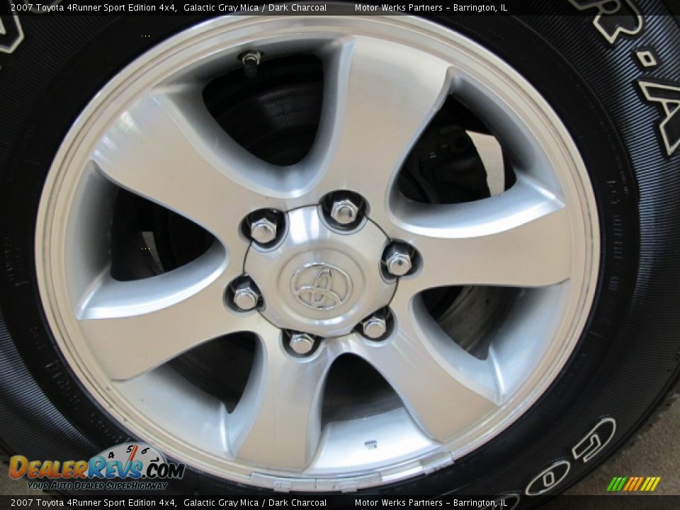 2007 Toyota 4Runner Sport Edition 4x4 Galactic Gray Mica / Dark Charcoal Photo #14