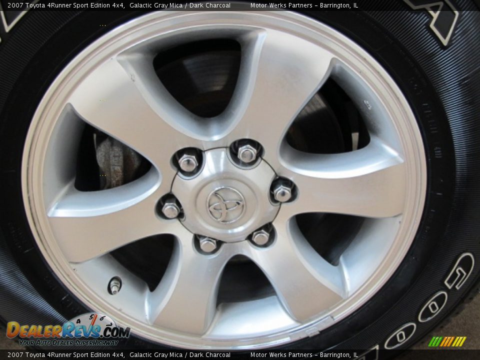 2007 Toyota 4Runner Sport Edition 4x4 Galactic Gray Mica / Dark Charcoal Photo #16