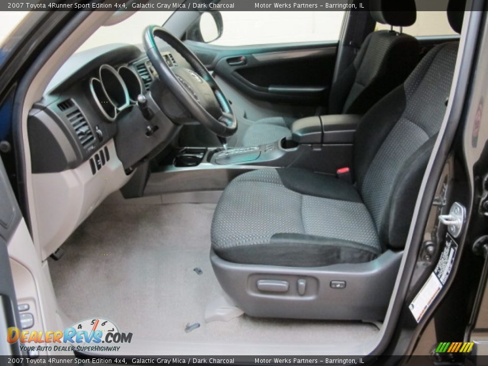 2007 Toyota 4Runner Sport Edition 4x4 Galactic Gray Mica / Dark Charcoal Photo #17
