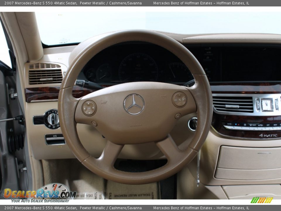 2007 Mercedes-Benz S 550 4Matic Sedan Steering Wheel Photo #7