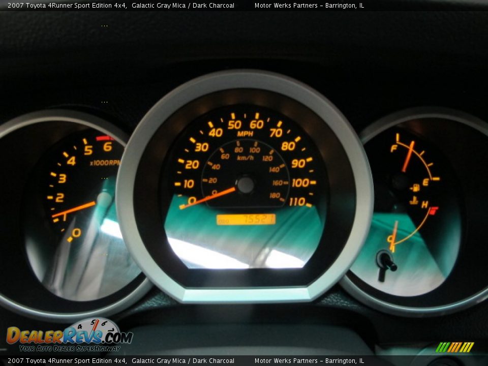 2007 Toyota 4Runner Sport Edition 4x4 Galactic Gray Mica / Dark Charcoal Photo #28