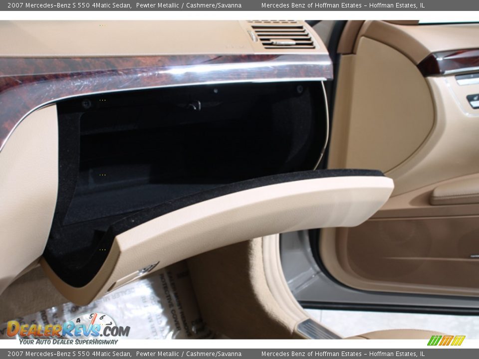 2007 Mercedes-Benz S 550 4Matic Sedan Pewter Metallic / Cashmere/Savanna Photo #20
