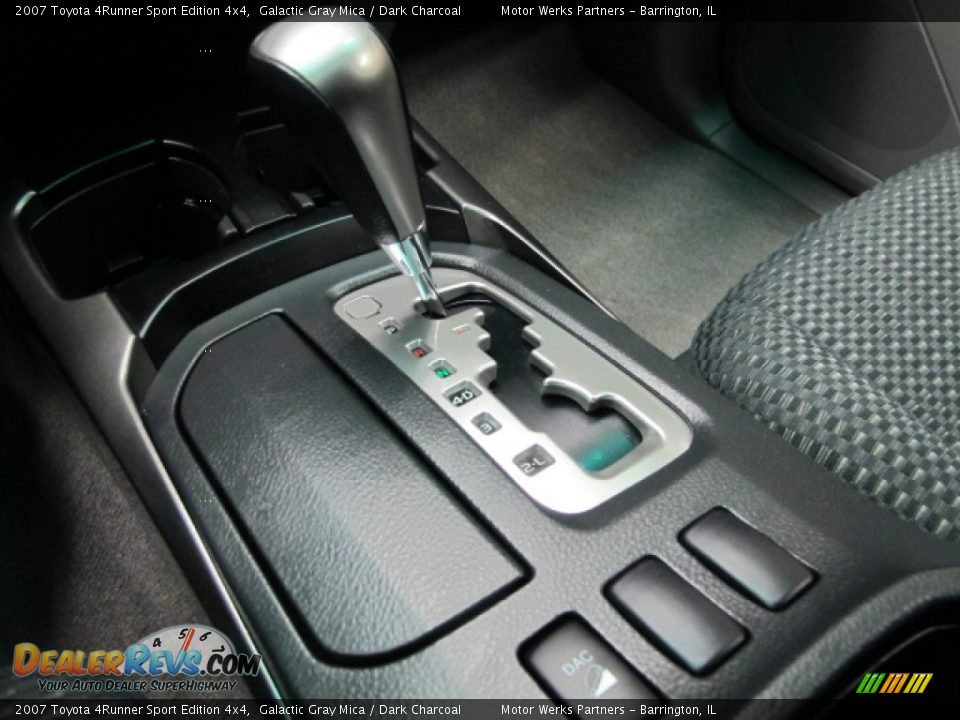 2007 Toyota 4Runner Sport Edition 4x4 Galactic Gray Mica / Dark Charcoal Photo #34