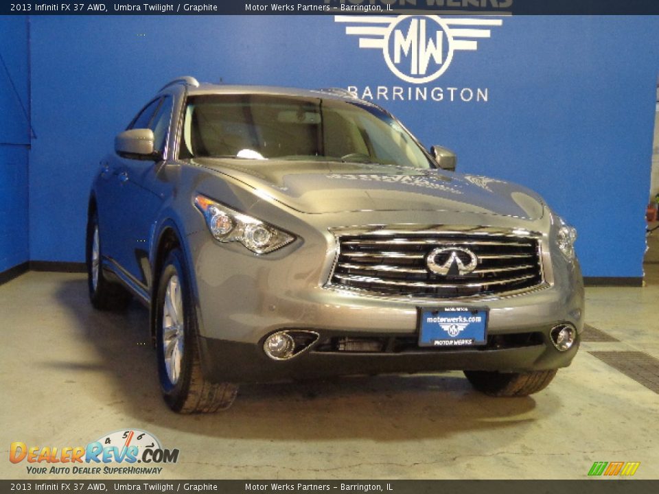 2013 Infiniti FX 37 AWD Umbra Twilight / Graphite Photo #1