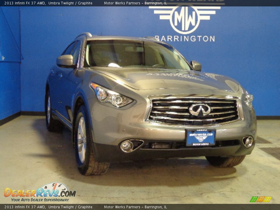 2013 Infiniti FX 37 AWD Umbra Twilight / Graphite Photo #2
