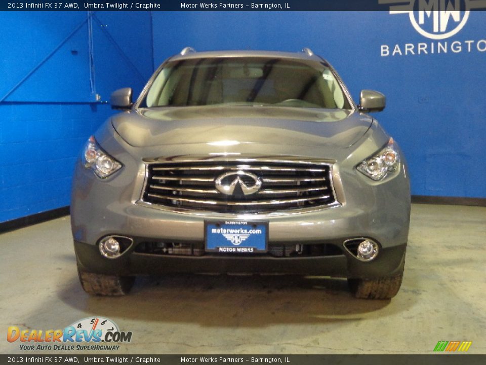 2013 Infiniti FX 37 AWD Umbra Twilight / Graphite Photo #3